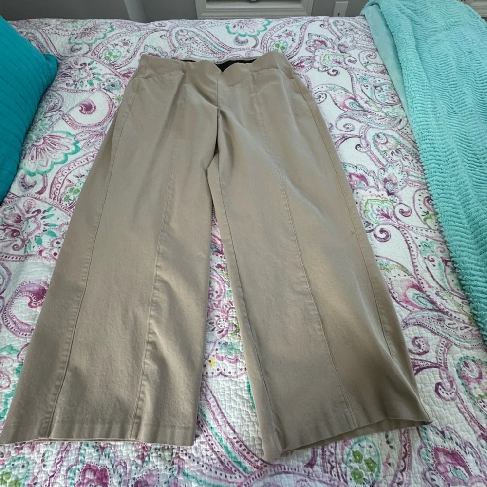 Old Navy Pixie Wide Leg Tan Pants XXL Mocha Taffy Color - Picture 9 of 10
